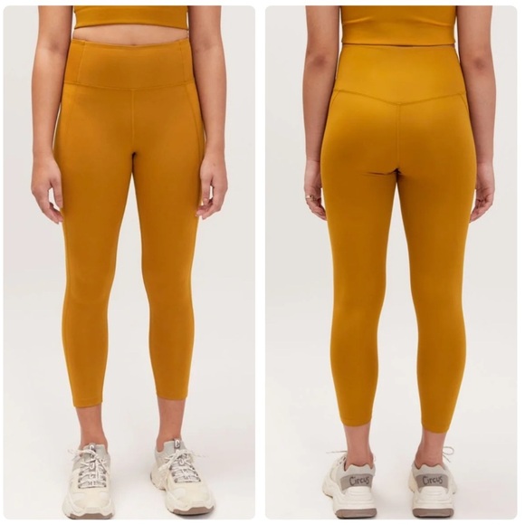 Girlfriend Collective Saddle Compressive High-Rise Leggings Size Small - Picture 2 of 9